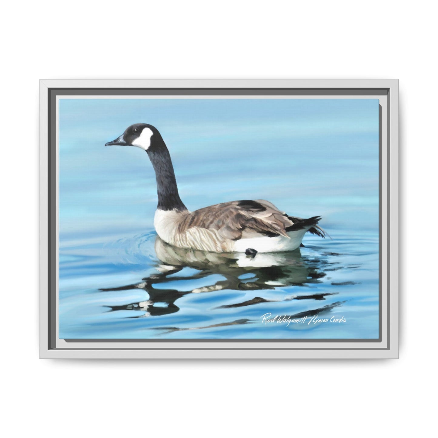 Canada Goose- Framed Matte Canvas Print