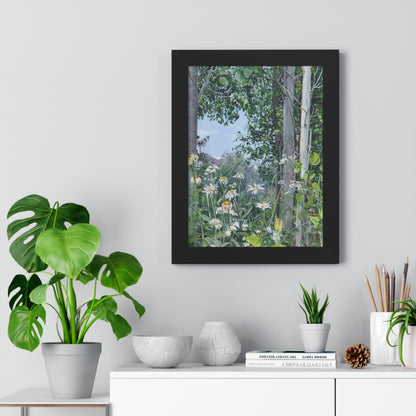 Quakies and Daisies by Jane Autry, Framed Matte Paper Print