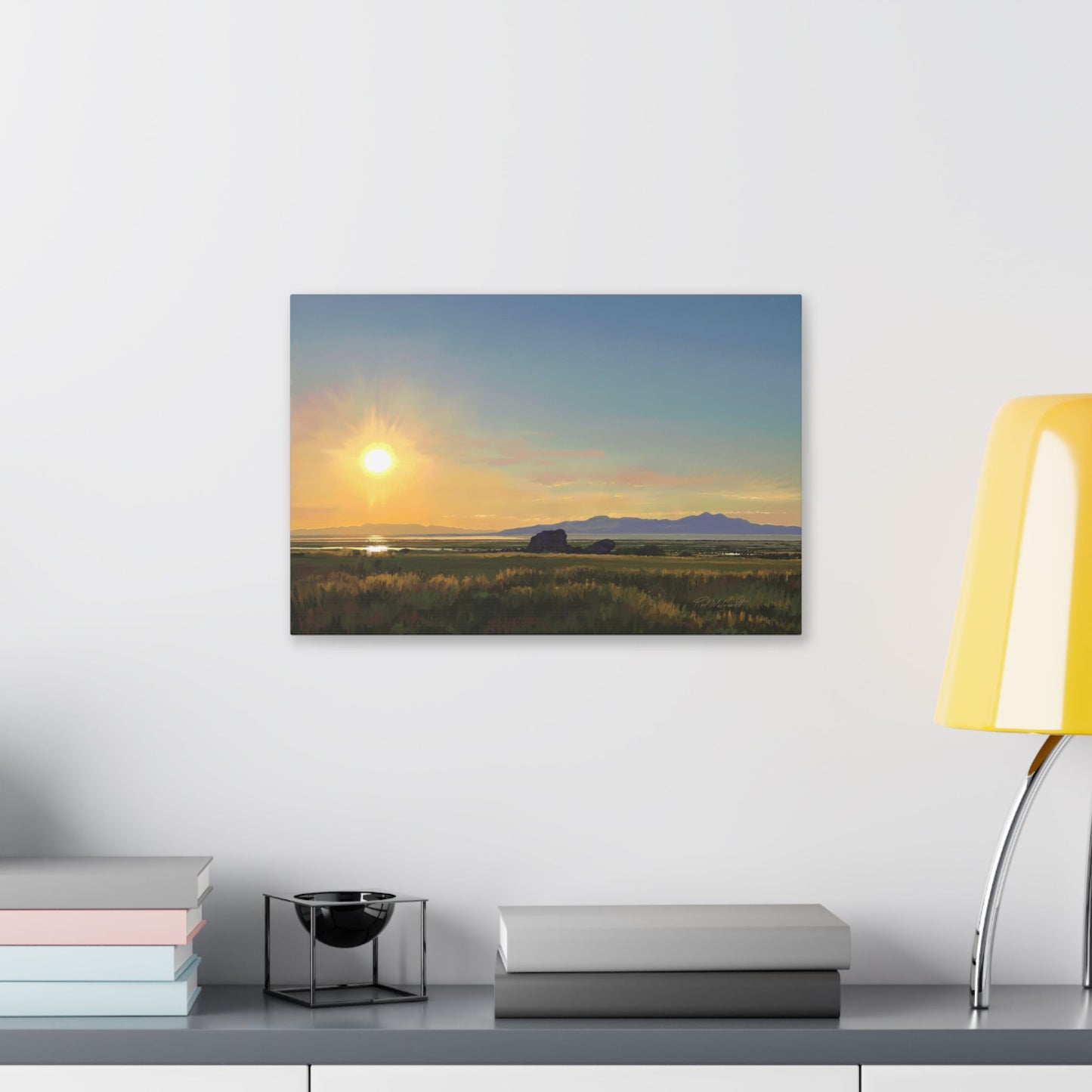 Adobe Rock Sunset, by Rod Walgamott, Gallery Wrap Canvas