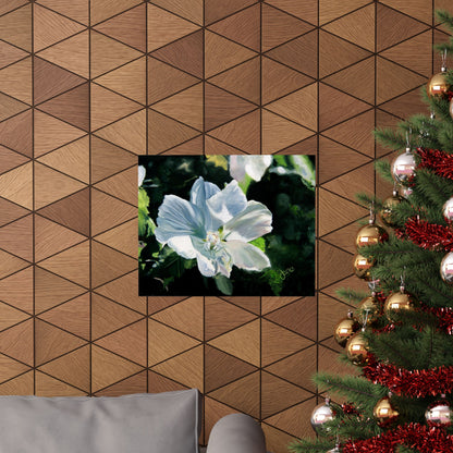 White Rose of Sharon, by Jane Autry--Premium Matte Print