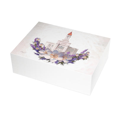 Temple Card Bundle (envelopes not included) Deseret Peak Temple-Floral Wreath
