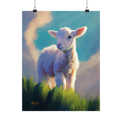 Premium Matte Print, "Without Blemish", by Chaz Walgamott
