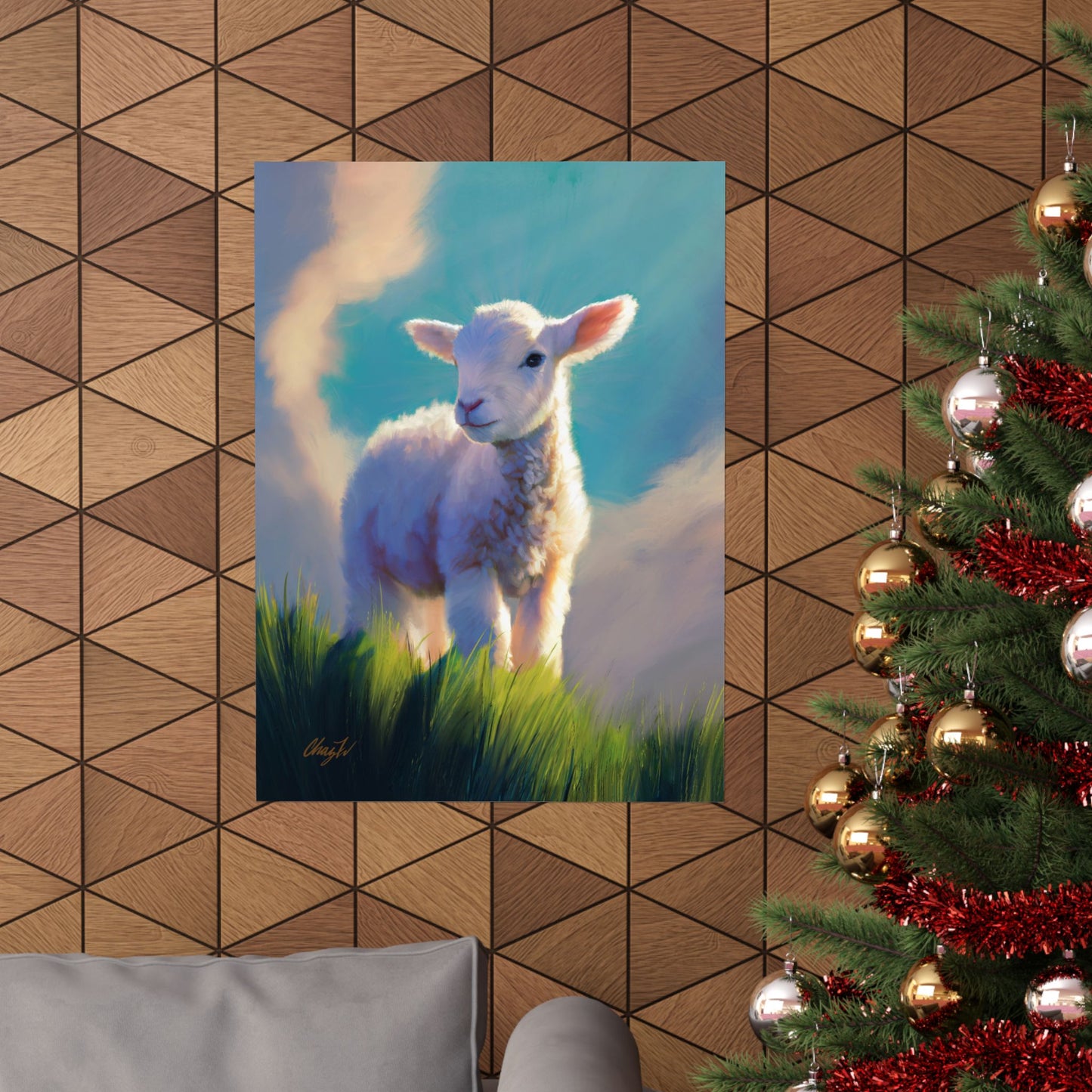 Premium Matte Print, "Without Blemish", by Chaz Walgamott