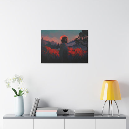 Classic Stretched Canvas, "Though as Scarlet" by Chaz Walgamott