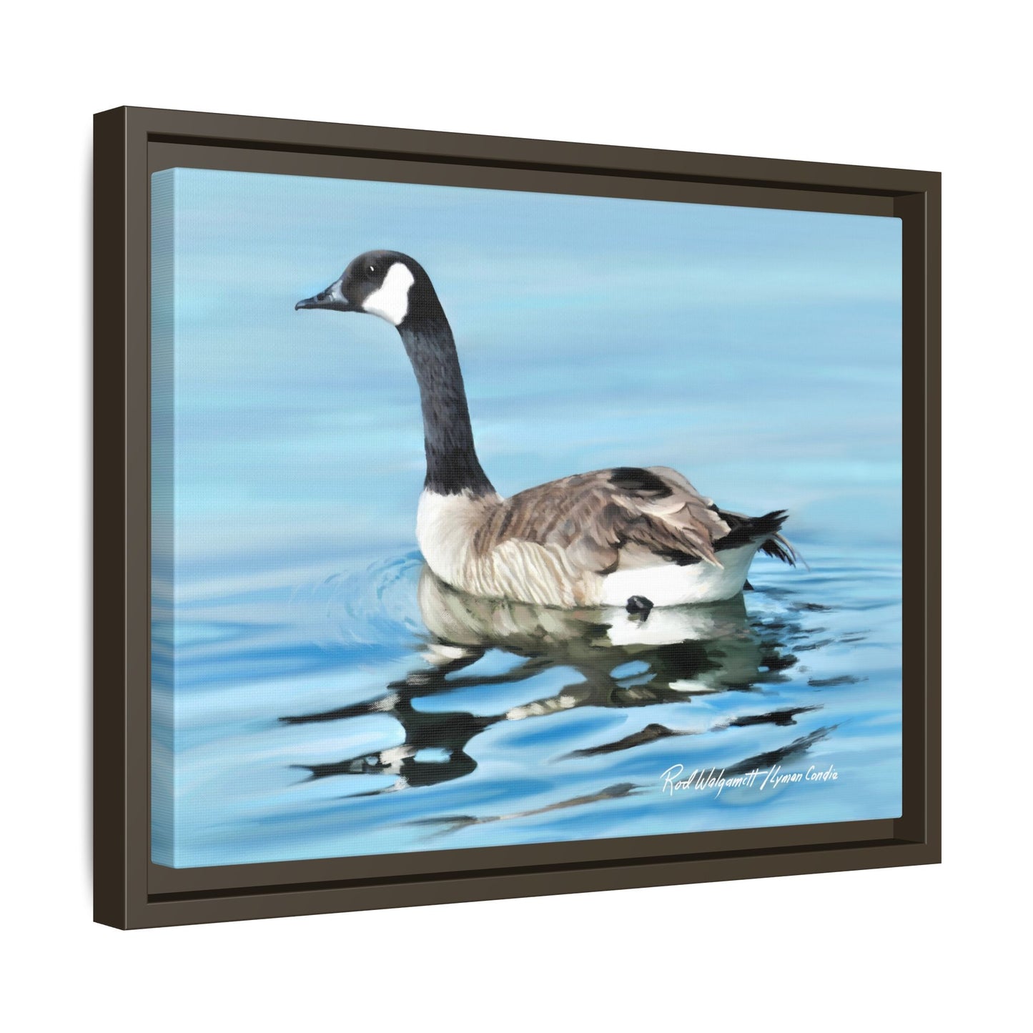 Canada Goose- Framed Matte Canvas Print