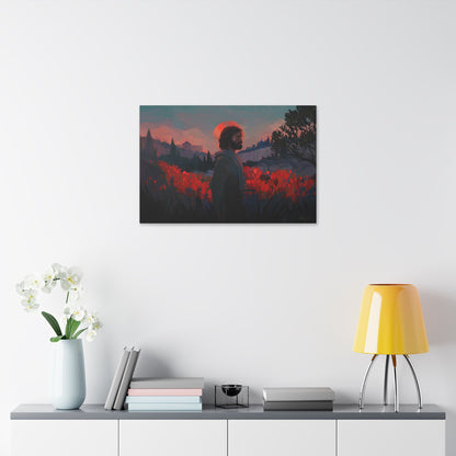 Classic Stretched Canvas, "Though as Scarlet" by Chaz Walgamott