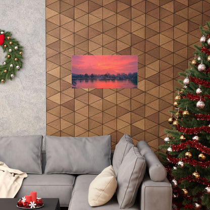Premium Matte Print, Frosty Sunrise on Stansbury Lake, by Rod Walgamott
