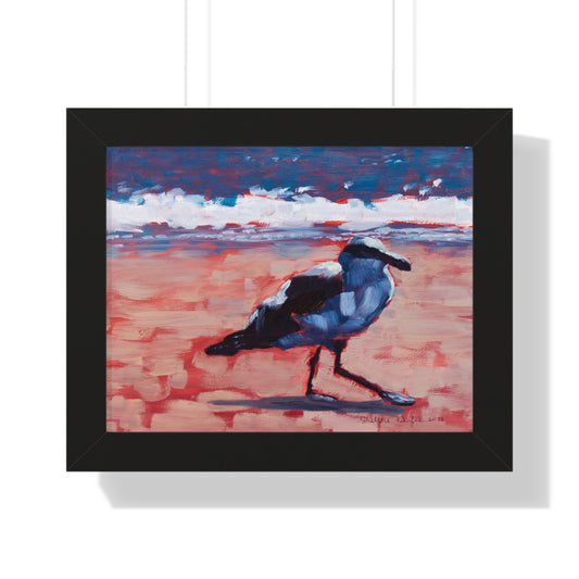 Framed Matte Print, Seagull, by Shellece Durfee