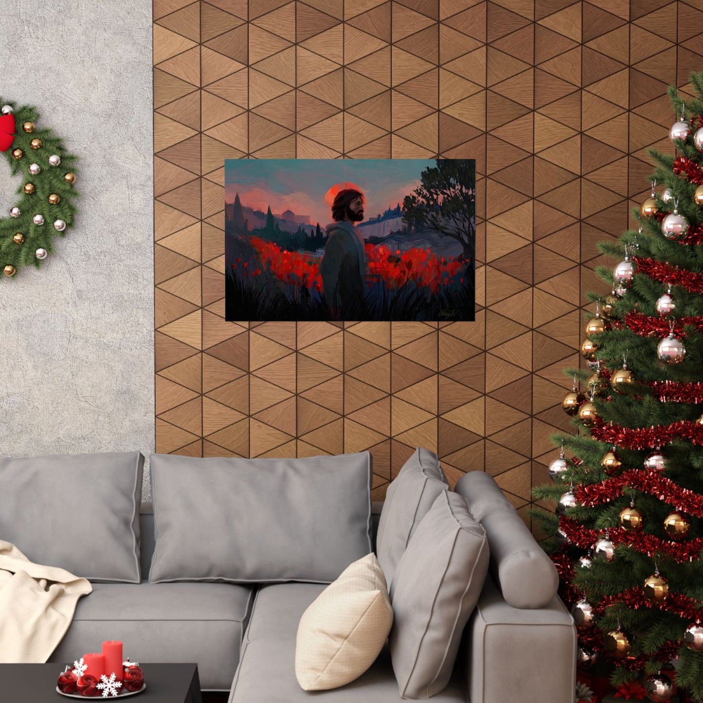 Premium Matte Print, "Though as Scarlet" by Chaz Walgamott