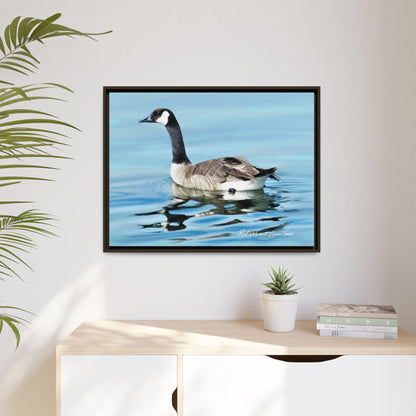 Canada Goose- Framed Matte Canvas Print