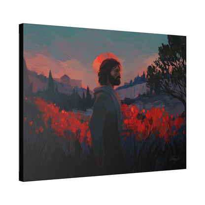 Classic Stretched Canvas, "Though as Scarlet" by Chaz Walgamott