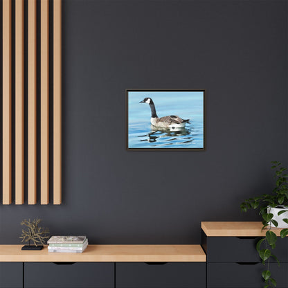 Canada Goose- Framed Matte Canvas Print