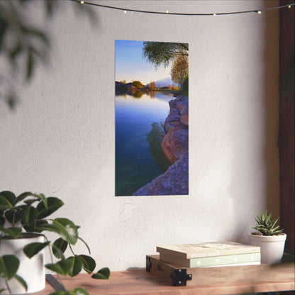Premium Matte Print, Stansbury Lake Looking North from Grant's Place, by Rod Walgamott