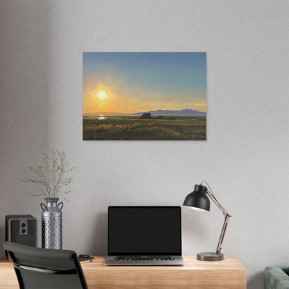 Adobe Rock Sunset, by Rod Walgamott, Gallery Wrap Canvas