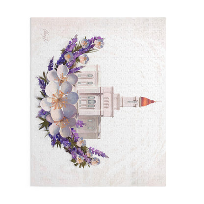 Puzzle, Deseret Peak Temple--Floral Wreath