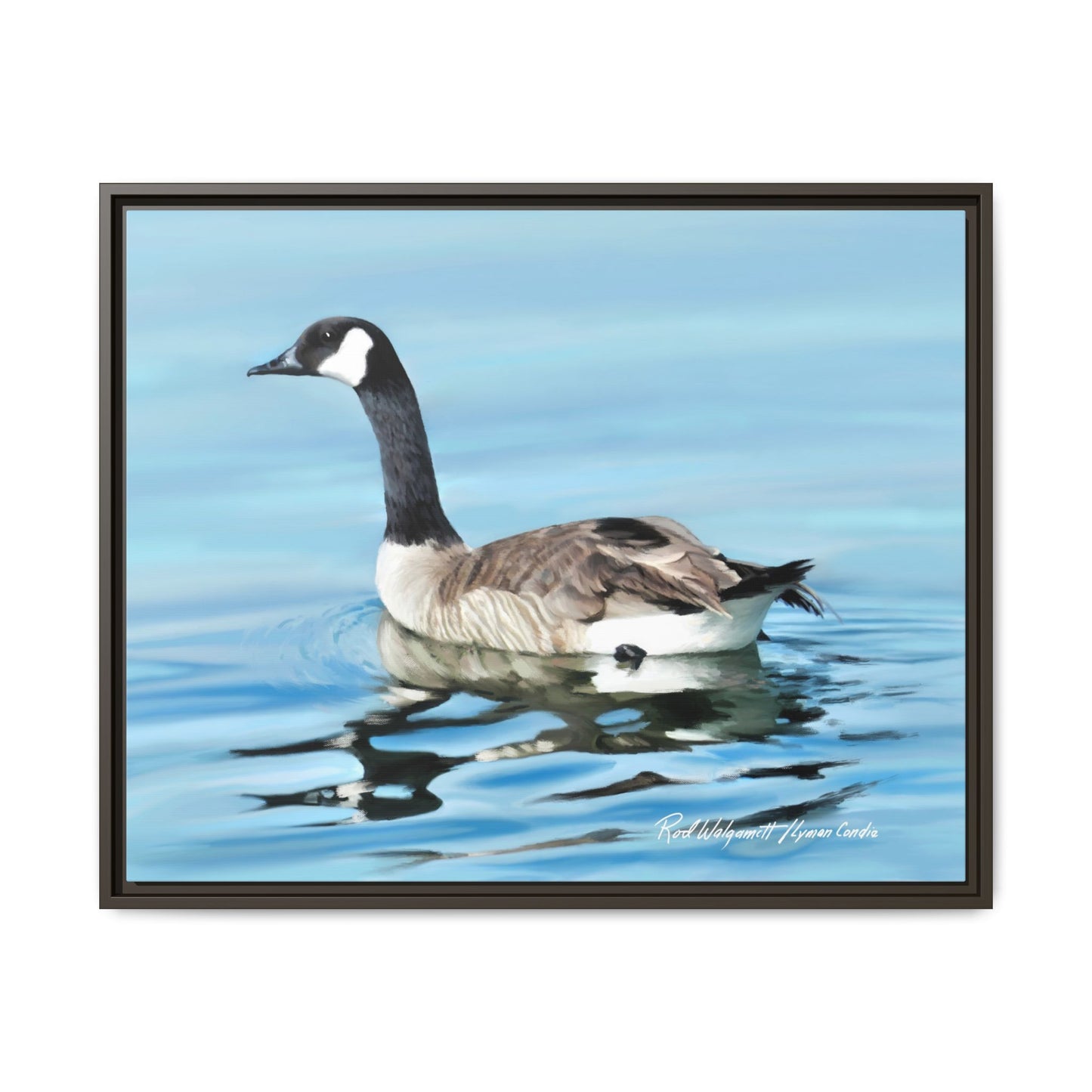 Canada Goose- Framed Matte Canvas Print