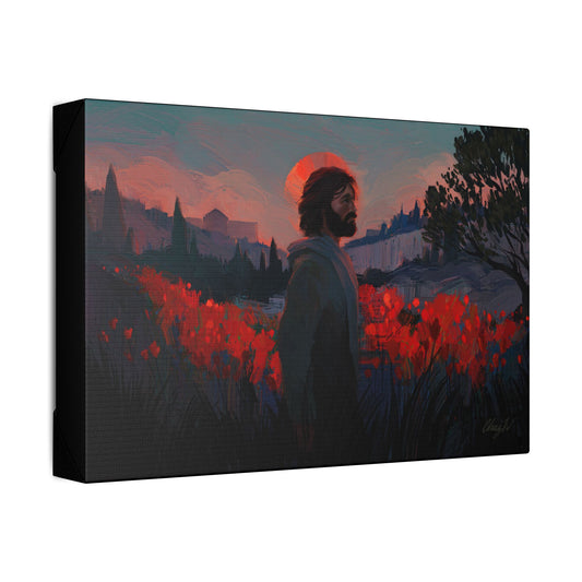 Classic Stretched Canvas, "Though as Scarlet" by Chaz Walgamott