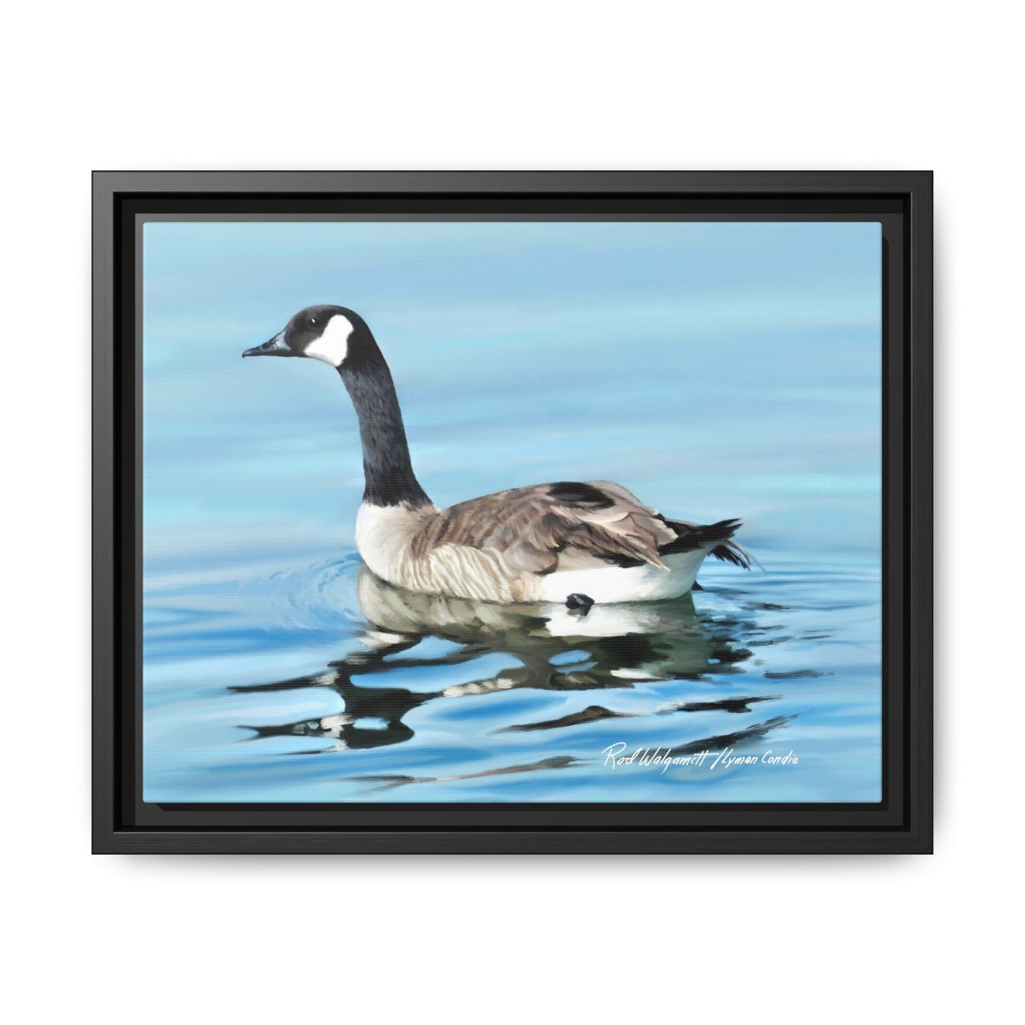 Canada Goose- Framed Matte Canvas Print
