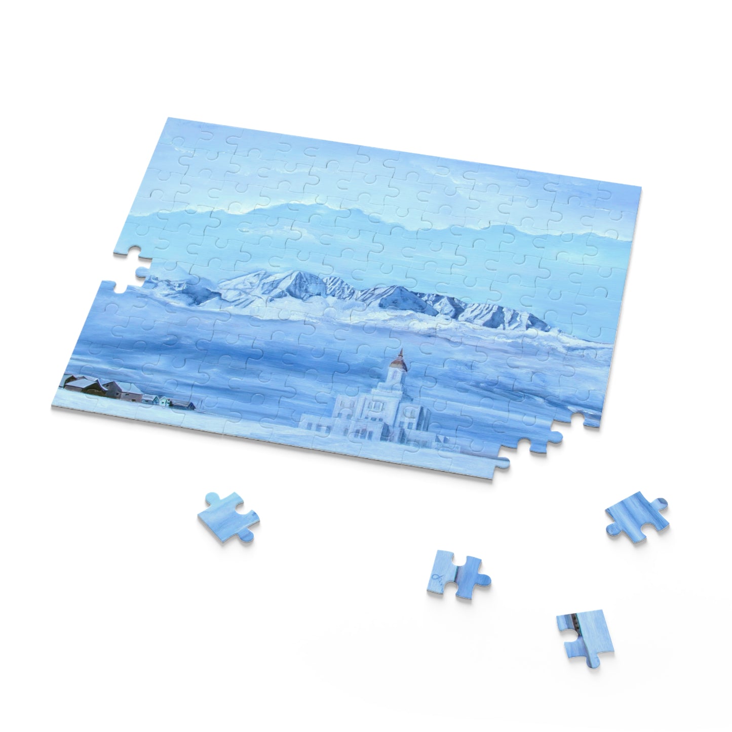 Puzzle--Deseret Peak Temple by Jane Autry (120, 252, 500-Piece)