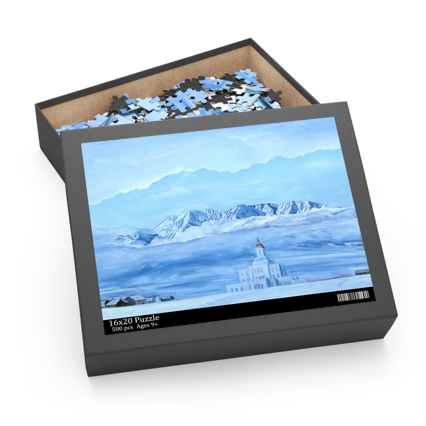 Puzzle--Deseret Peak Temple by Jane Autry (120, 252, 500-Piece)