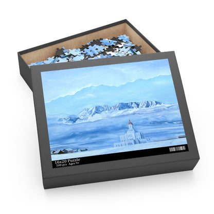 Puzzle--Deseret Peak Temple by Jane Autry (120, 252, 500-Piece)