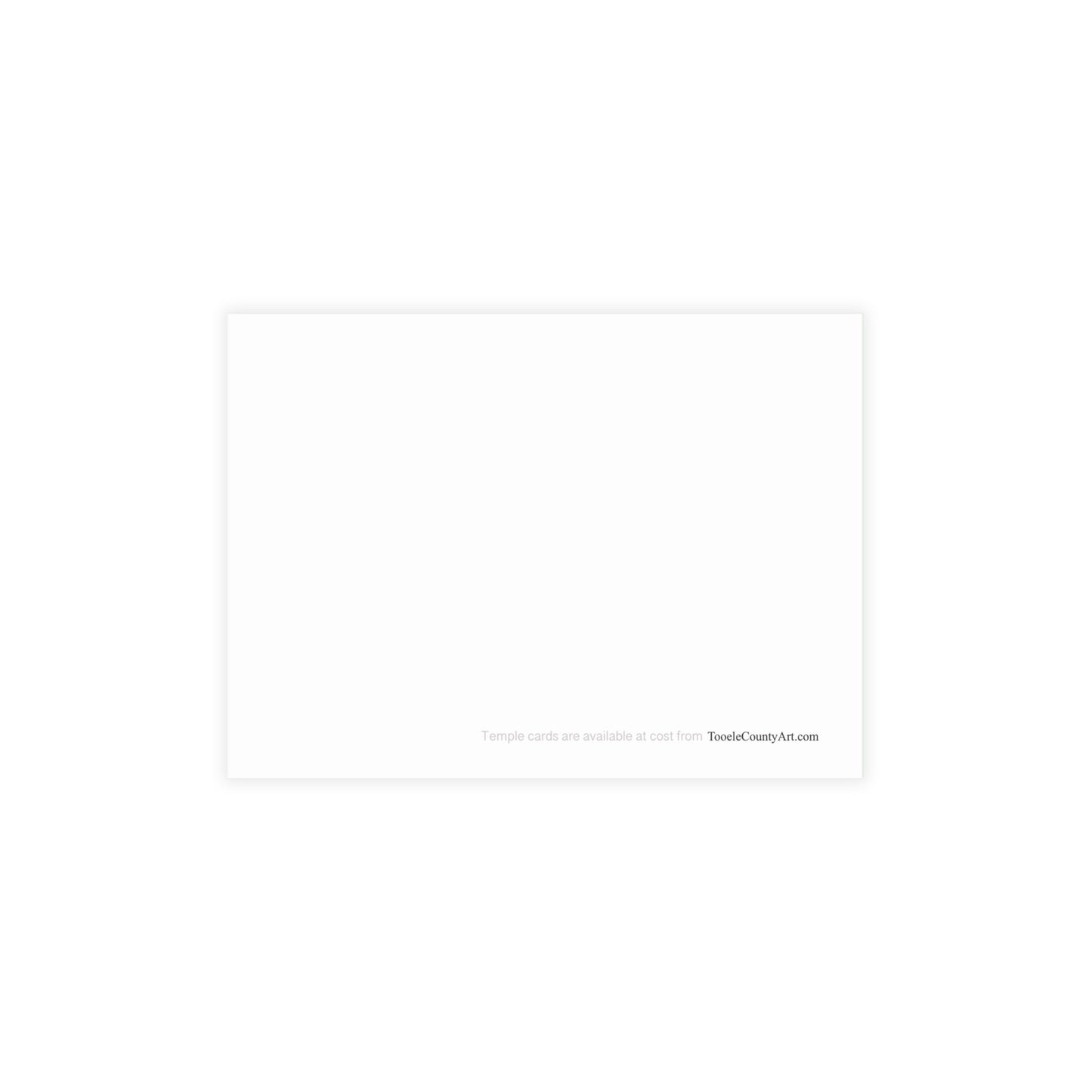Temple Card Bundle (envelopes not included) Deseret Peak Temple and Deseret Peak
