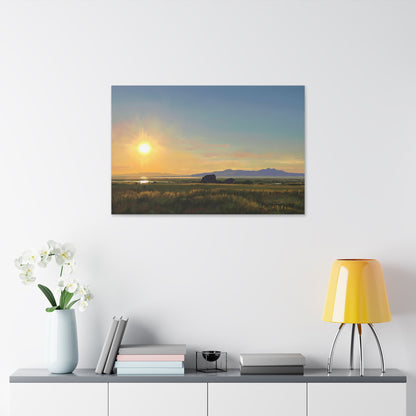 Adobe Rock Sunset, by Rod Walgamott, Gallery Wrap Canvas