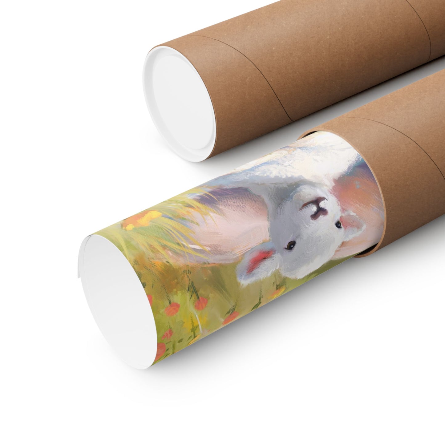 Premium Matte Print, The Lamb and the Lion, by Chaz Walgamott