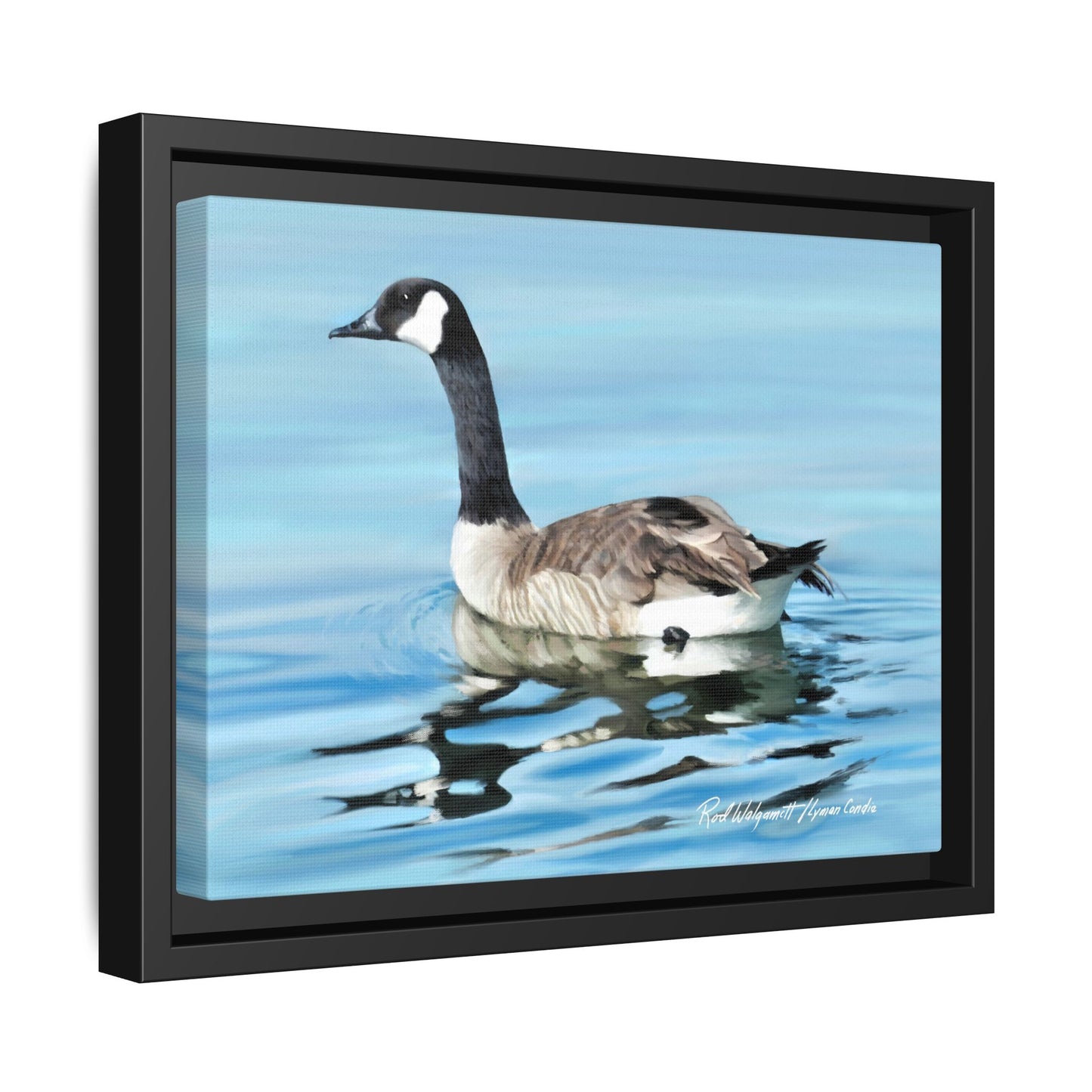 Canada Goose- Framed Matte Canvas Print