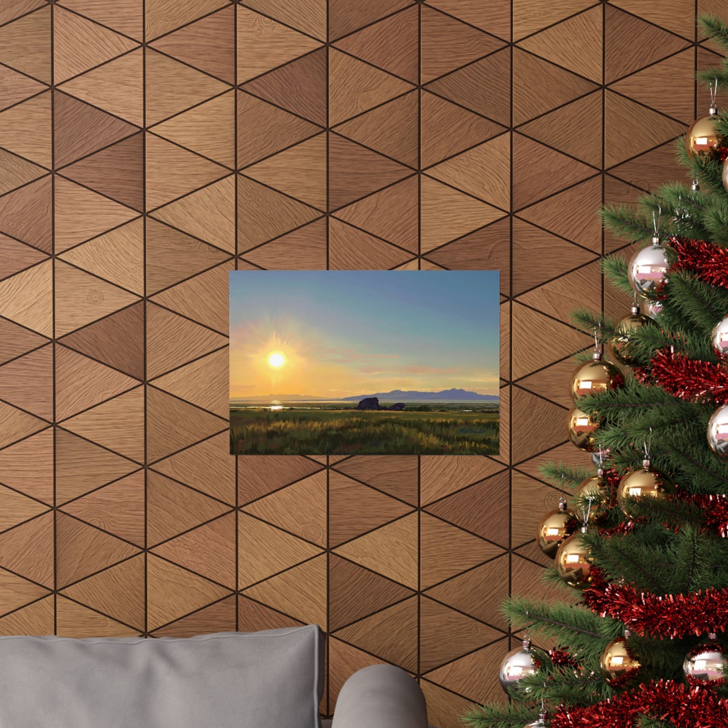 Premium Matte Print, Sunset at Adobe Rock, by Rod Walgamott