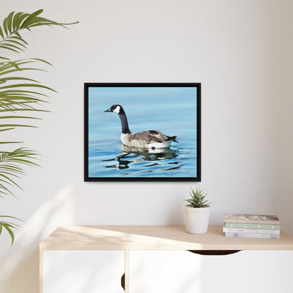 Canada Goose- Framed Matte Canvas Print