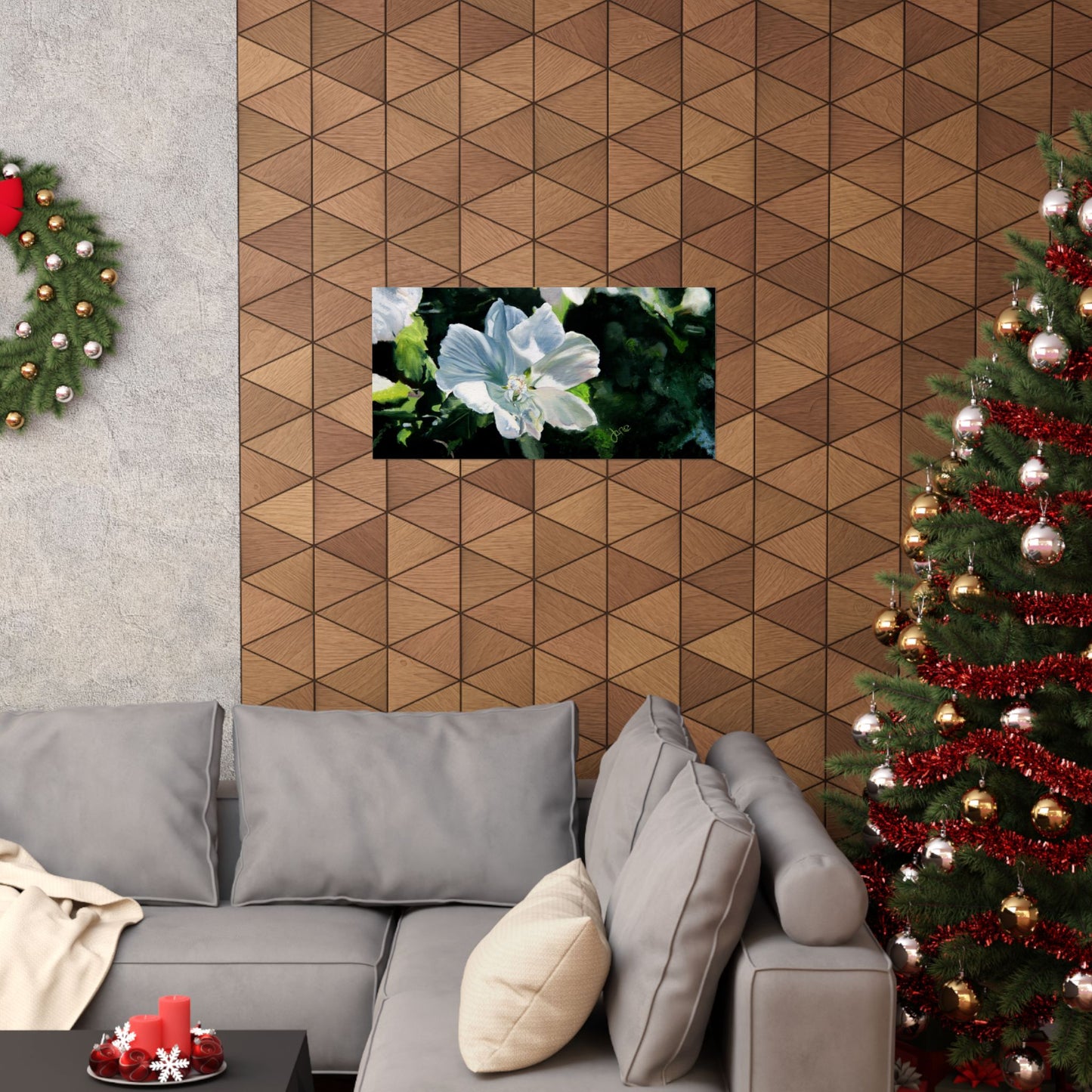 White Rose of Sharon, by Jane Autry--Premium Matte Print