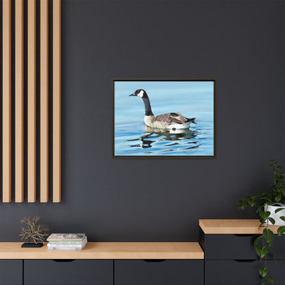 Canada Goose- Framed Matte Canvas Print