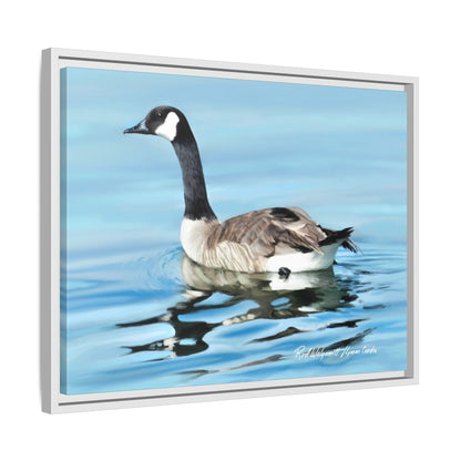 Canada Goose- Framed Matte Canvas Print