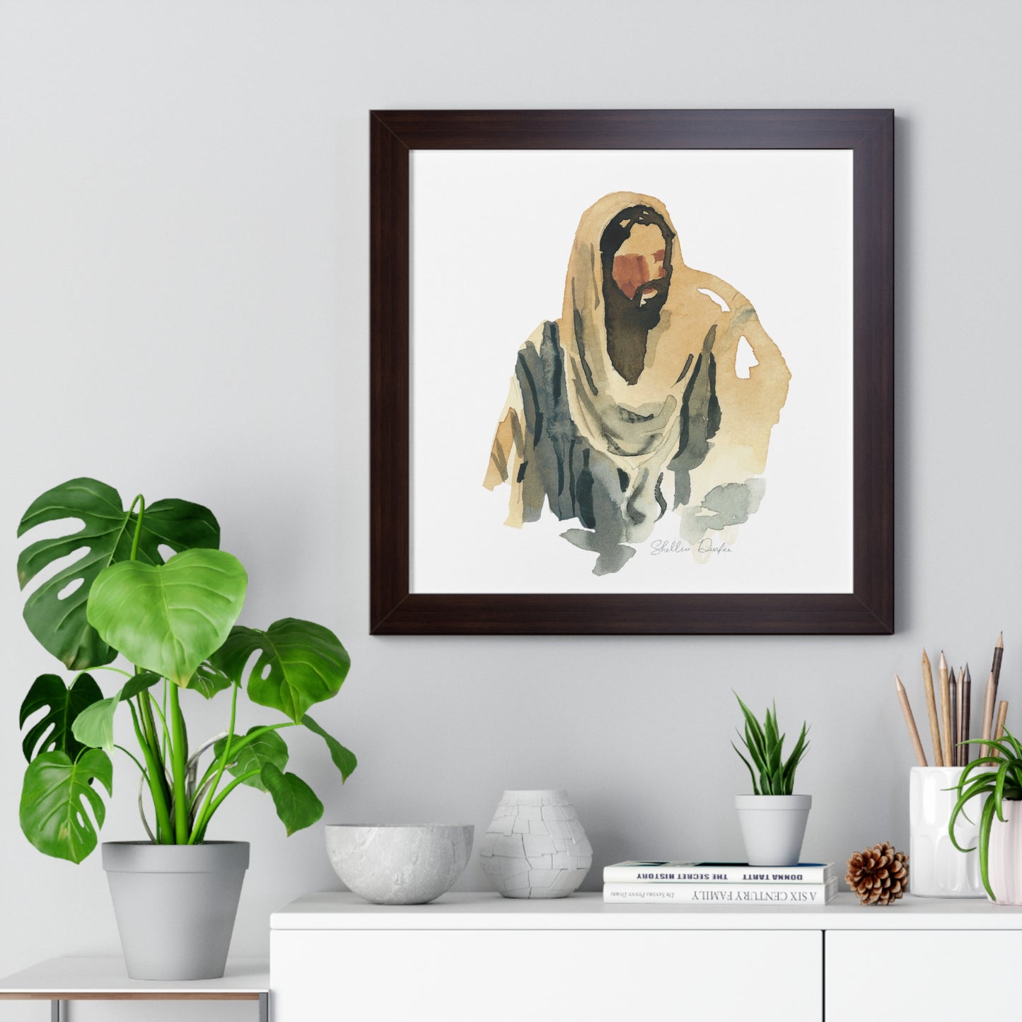 Framed Matte Print, Come Follow Me, by Shellece Durfee