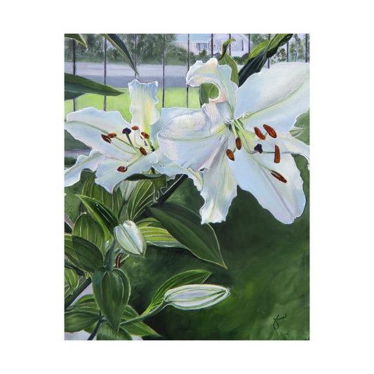Luscious Lilies by Jane Autry, Premium Matte Print