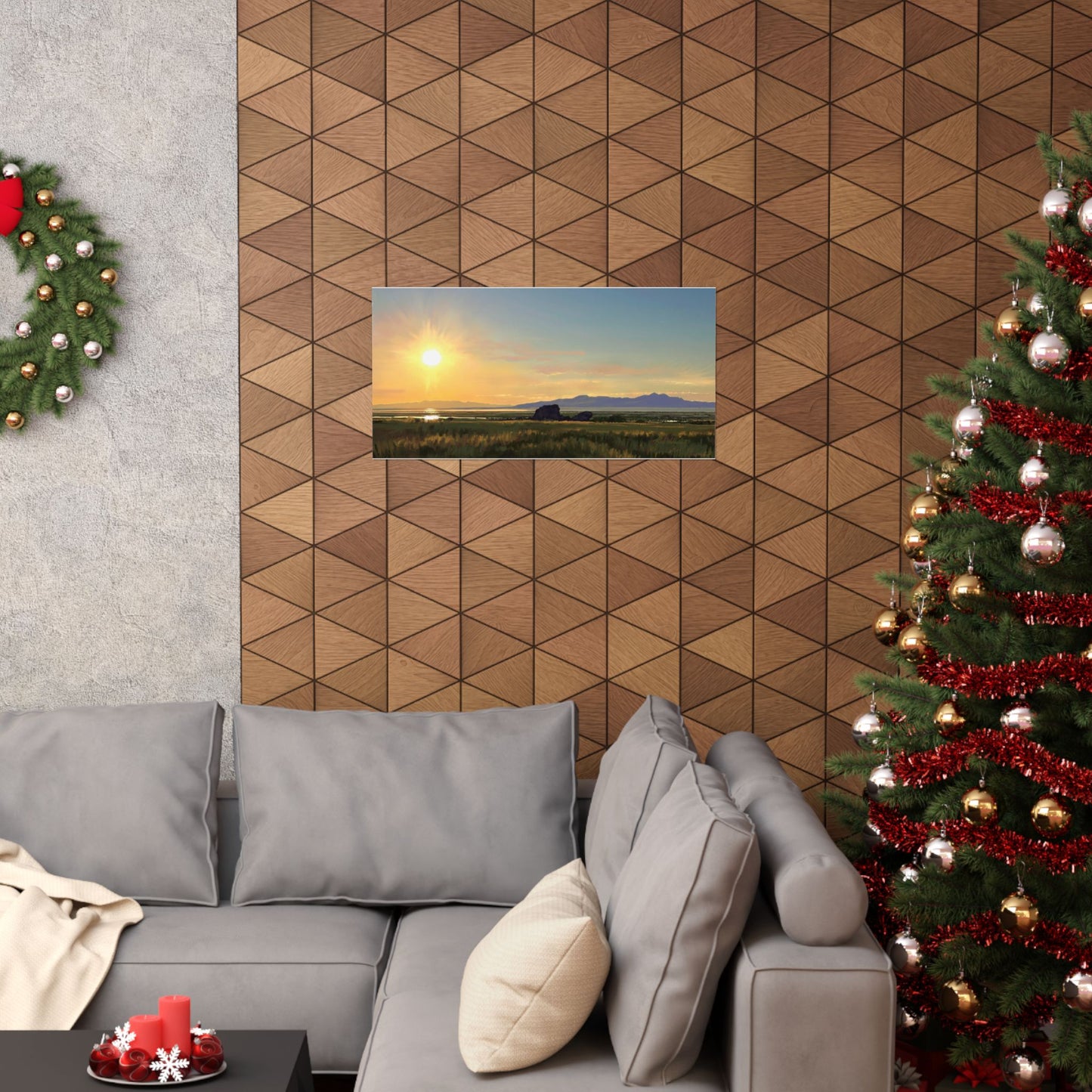 Premium Matte Print, Sunset at Adobe Rock, by Rod Walgamott