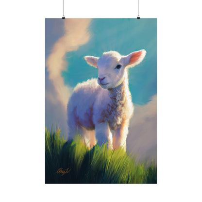 Premium Matte Print, "Without Blemish", by Chaz Walgamott