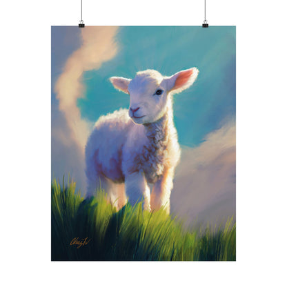 Premium Matte Print, "Without Blemish", by Chaz Walgamott