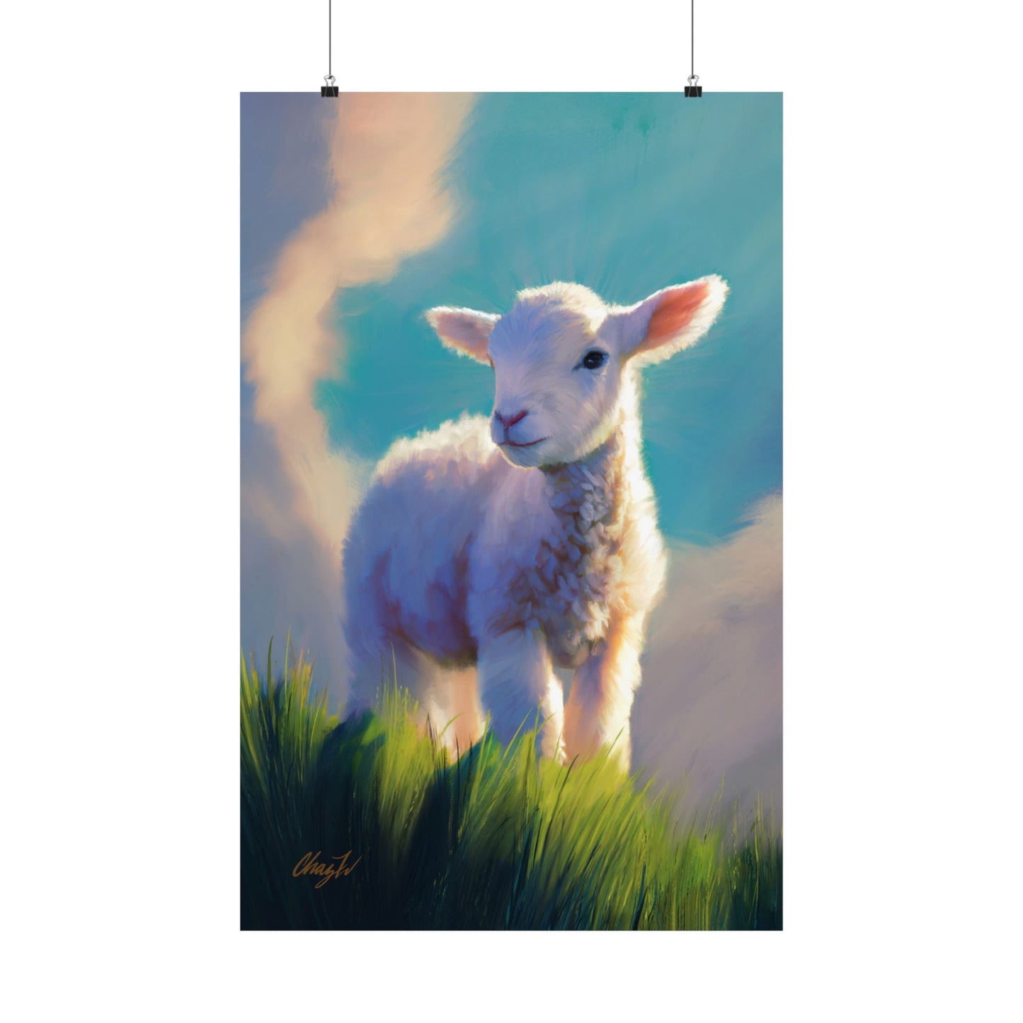 Premium Matte Print, "Without Blemish", by Chaz Walgamott