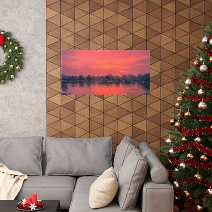 Premium Matte Print, Frosty Sunrise on Stansbury Lake, by Rod Walgamott