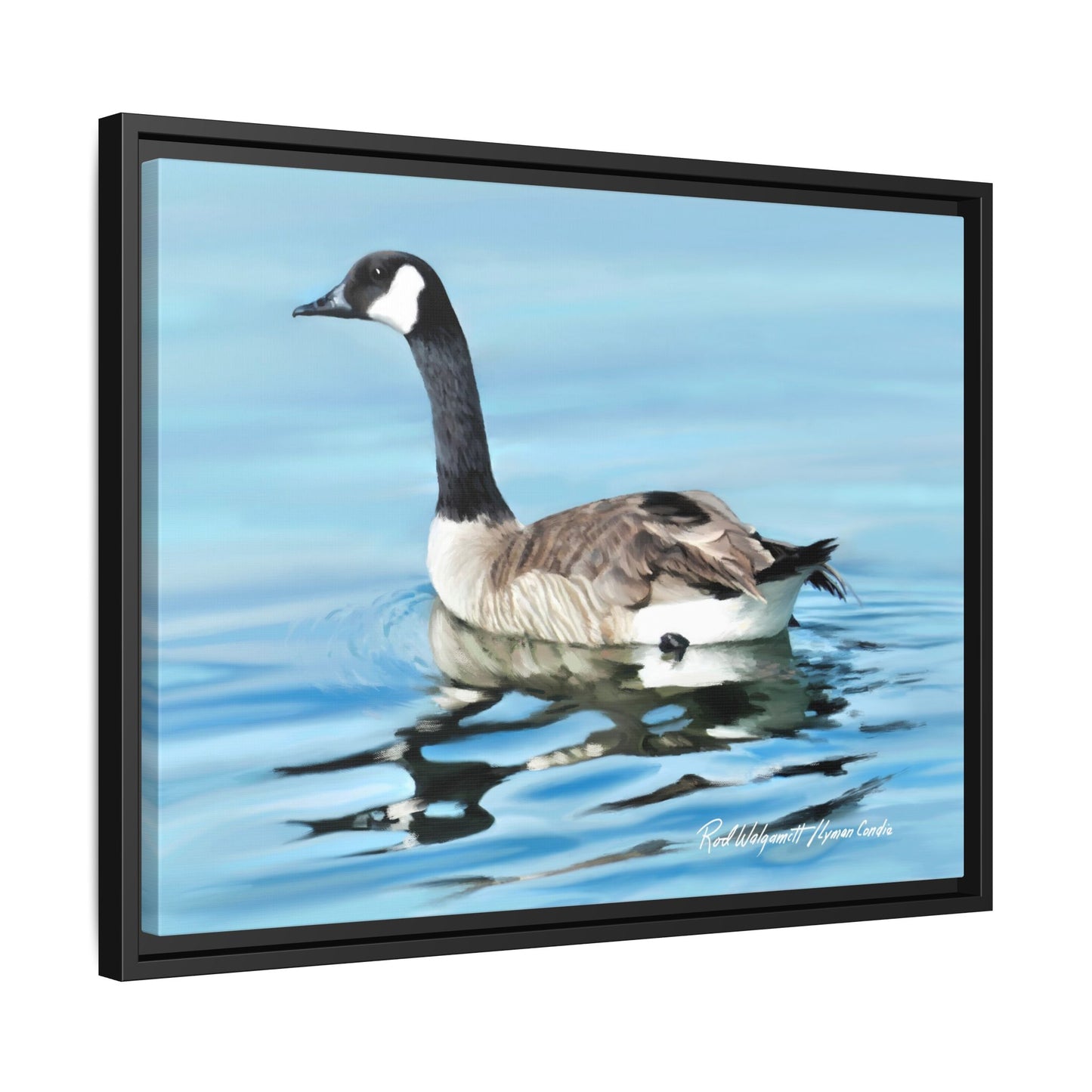 Canada Goose- Framed Matte Canvas Print