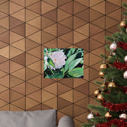 Shy Peone, by Jane Autry--Premium Matte Print