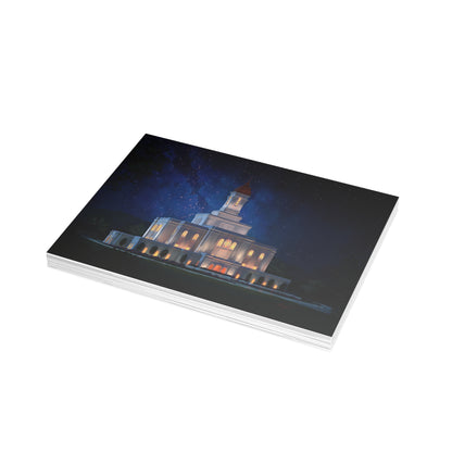 Temple Card Bundle (envelopes not included) Deseret Peak Temple-Night Sky