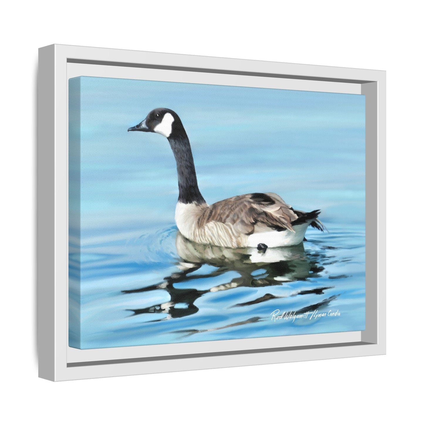 Canada Goose- Framed Matte Canvas Print
