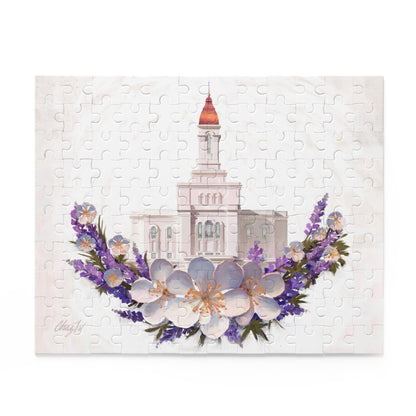 Puzzle, Deseret Peak Temple--Floral Wreath