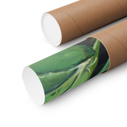Shy Peone, by Jane Autry--Premium Matte Print