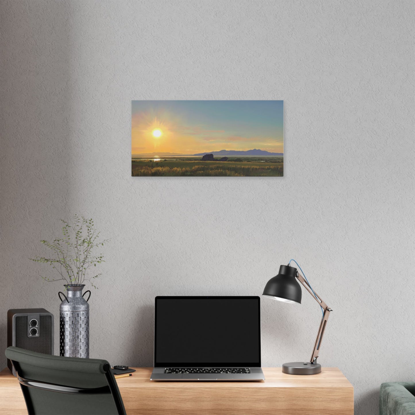 Adobe Rock Sunset, by Rod Walgamott, Gallery Wrap Canvas