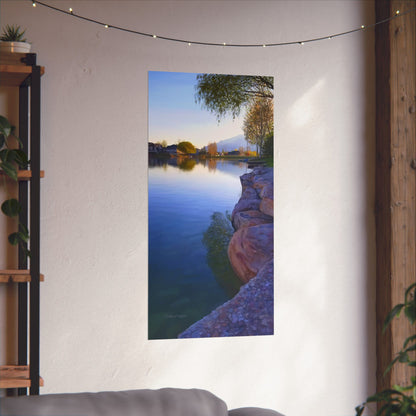 Premium Matte Print, Stansbury Lake Looking North from Grant's Place, by Rod Walgamott
