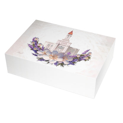 Temple Card Bundle (envelopes not included) Deseret Peak Temple-Floral Wreath